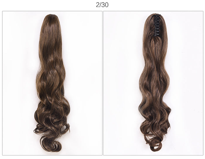 Curly Claw Clip Ponytail