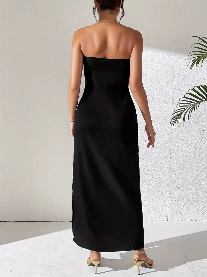 Elegant Print Slit  Dress For Women - image 5