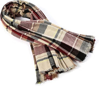 Women's Pink Red Scarf - image 3
