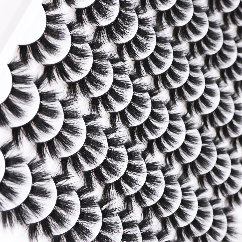 3D Faux Mink False Eyelashes - Style 10 - image 4