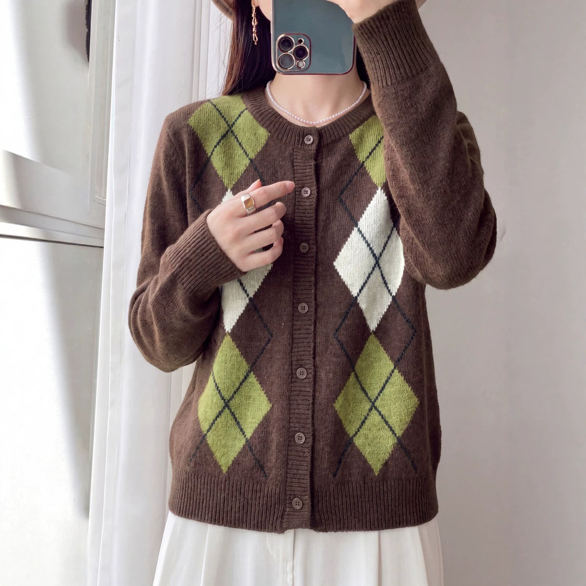 Women's Knit Cardigan Sweater - image 2