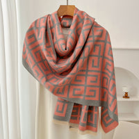 Retro High Sense Artificial Cashmere Scarf - image 7
