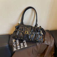 Rivet Belt Buckle Shoulder Bag - image 7