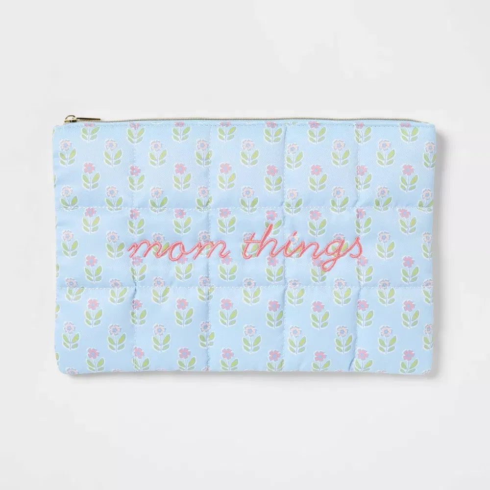 Oversized Mom Pouch - Blue