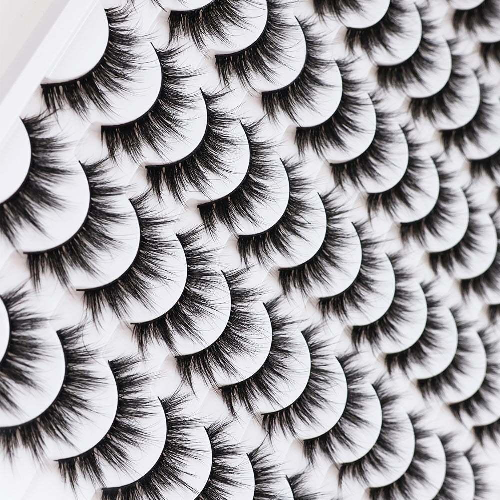 3D Faux Mink False Eyelashes - Style 08 - image 7