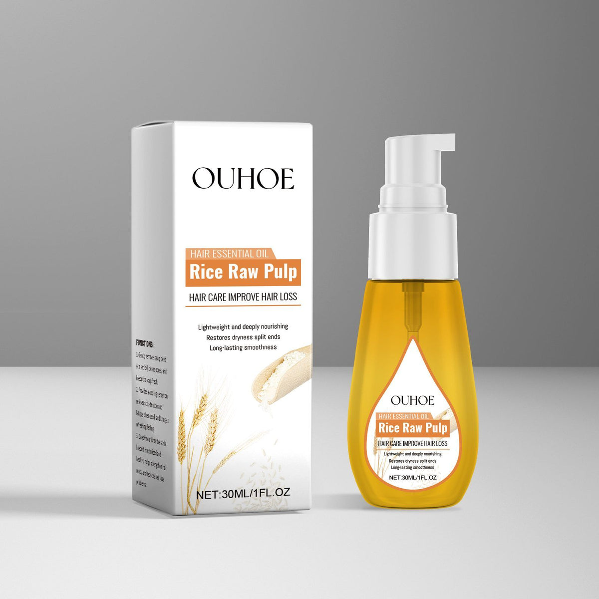 OUHOE Rice Water Hair Oil, 30 ml - image 5
