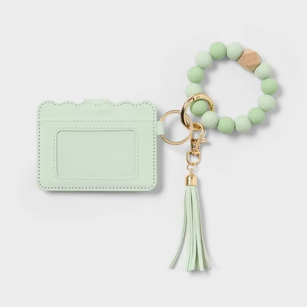 Mother's Day Beaded Wristlet Cardholder - image 3