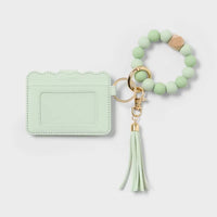 Mother's Day Beaded Wristlet Cardholder - image 3