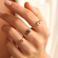 Natural Stone Statement Ring - image 5
