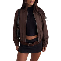 Oversized Retro Baseball Jacket - image 5