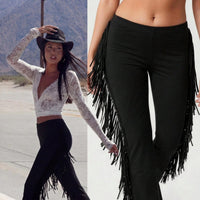 Women's Retro Fringe Flare Pants - image 1