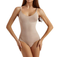 Adjustable Strap Seamless Tummy Control Shapewear Bodysuit - image 2