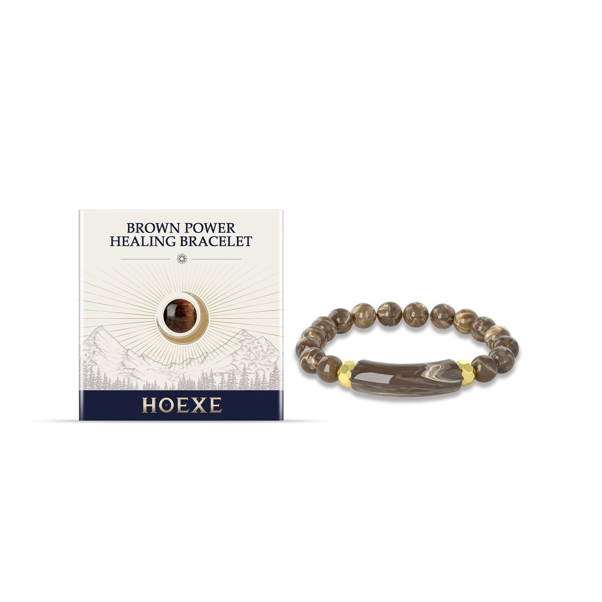 Brown Chip Bead Bracelet - image 2
