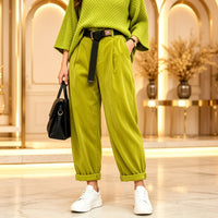 Plus Size Corduroy Casual Trousers - image 11