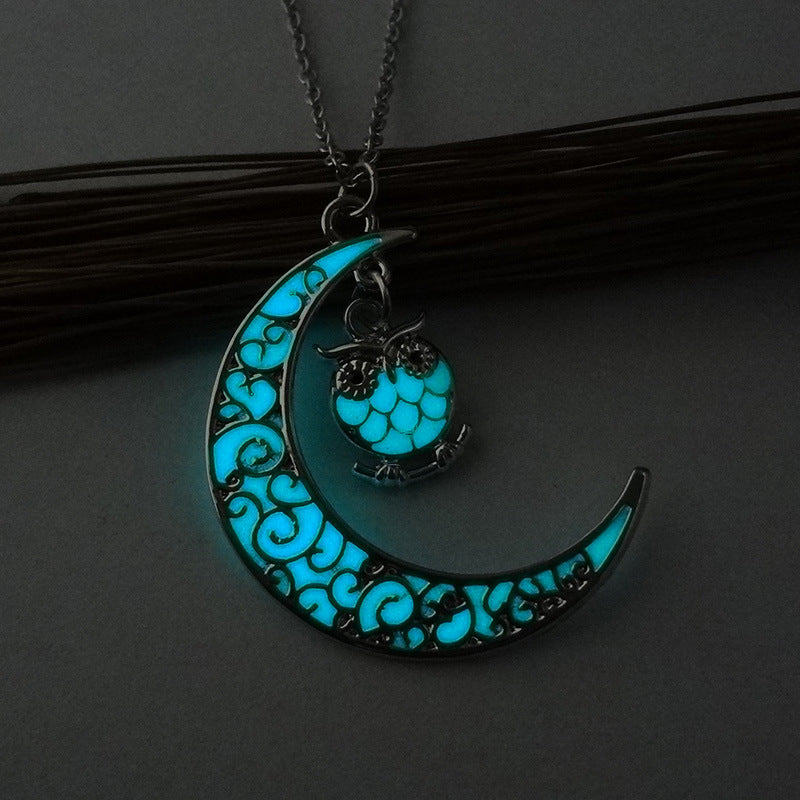Glow-in-the-Dark Crescent Moon Necklace - image 10