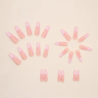 Heart Stripe Press-On Nails - image 4