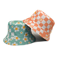 Korean Style Chessboard Plaid Spring And Summer New Bucket Hat Sun-proof - image 4