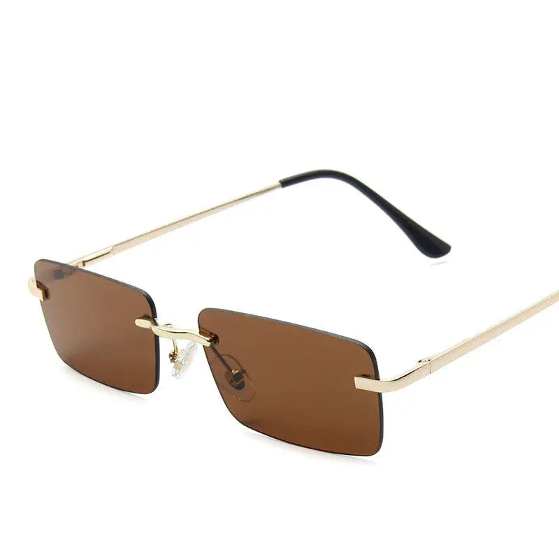Gafas de sol cuadradas sin montura - image 5