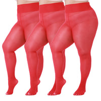 3 pares de medias brillantes, tallas grandes - image 6