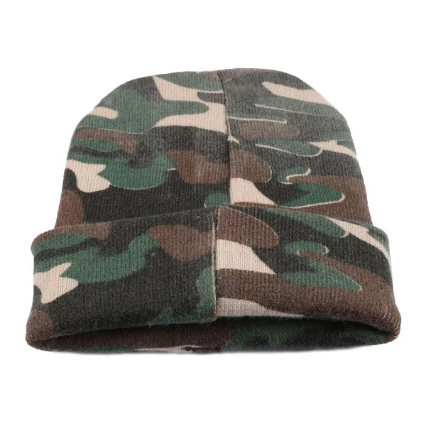Unisex 5 LED Knitted Beanie Winter Warm Hat Camping Jogging Running Cap Headlamp - image 3