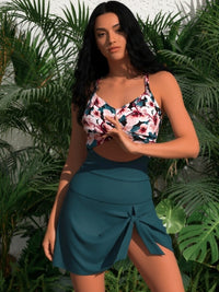 Floral Tankini with Swim Skirt - image 4