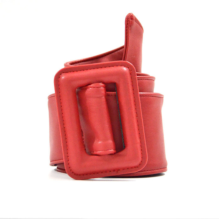 Wide Suede Waist Belt