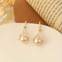 Pearl Drop Earrings - image 5