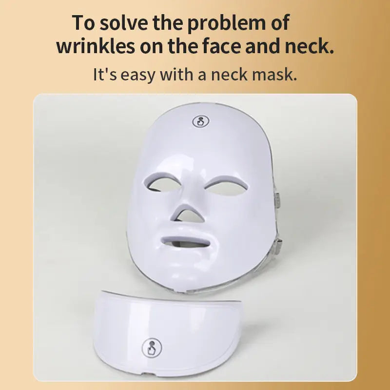 Mascarilla facial de terapia de luz LED - image 2