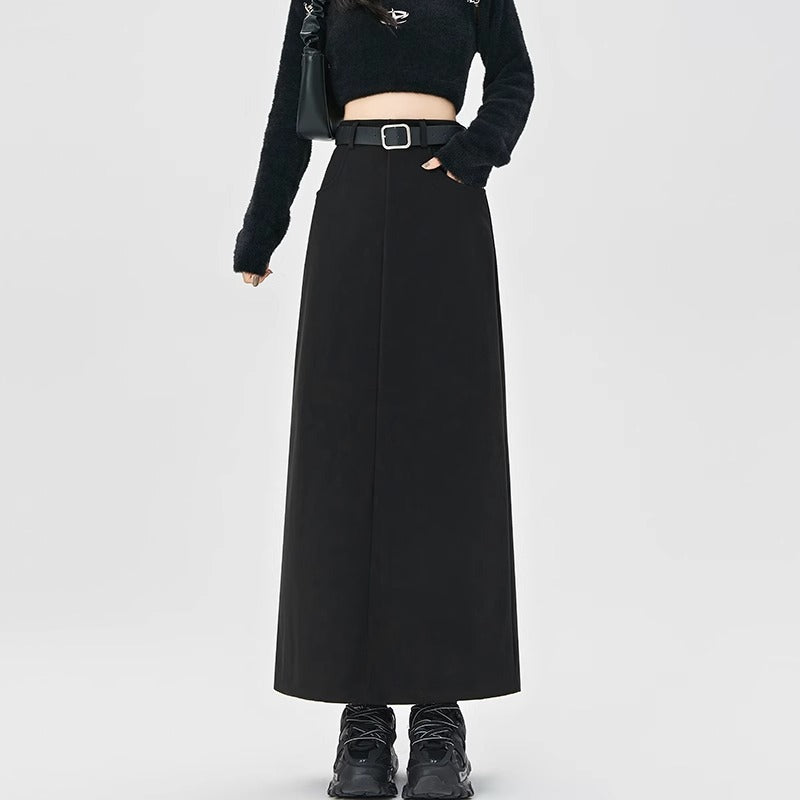 Women's Thick Wool Skirt Suit