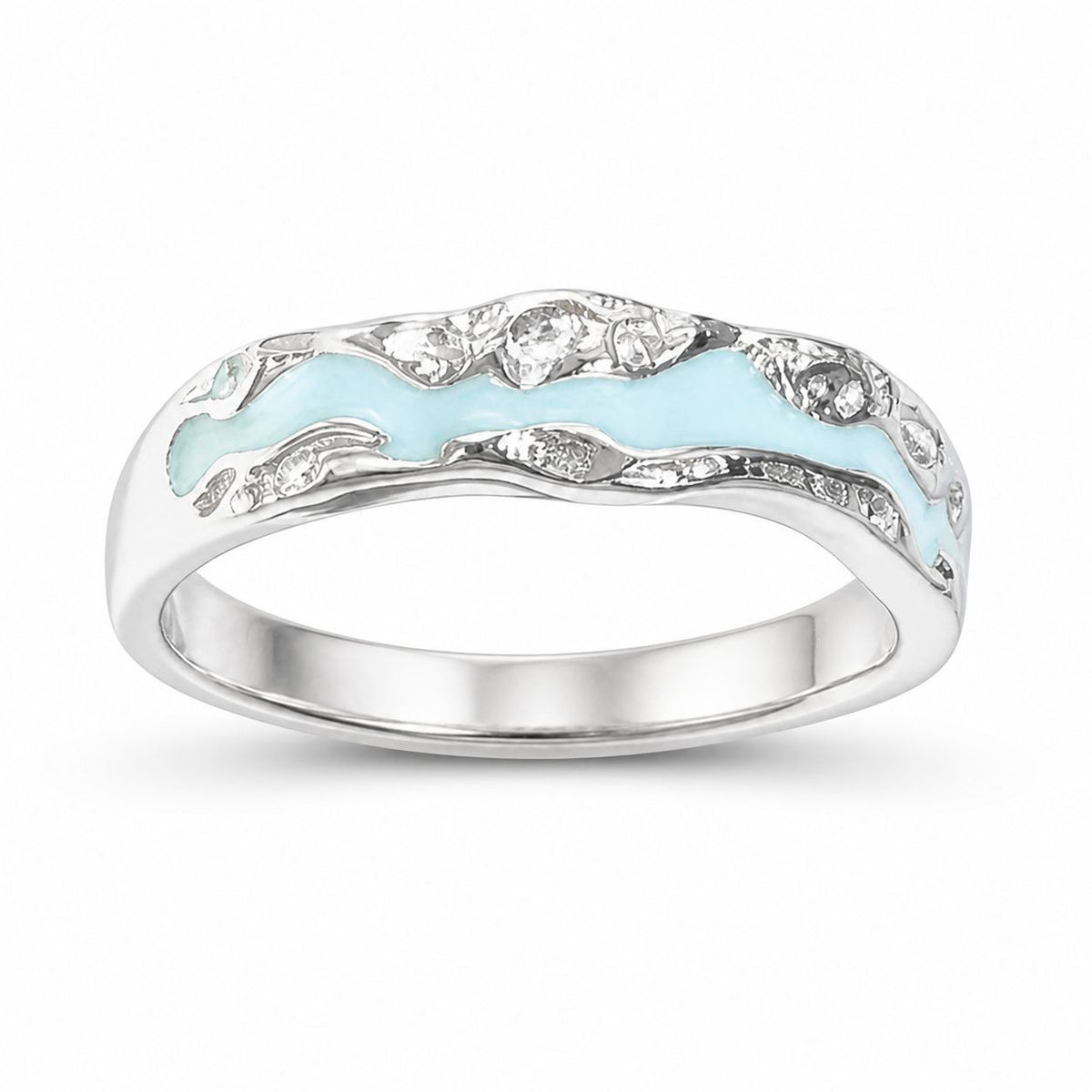 Glow Accent Enamel Ring - image 2