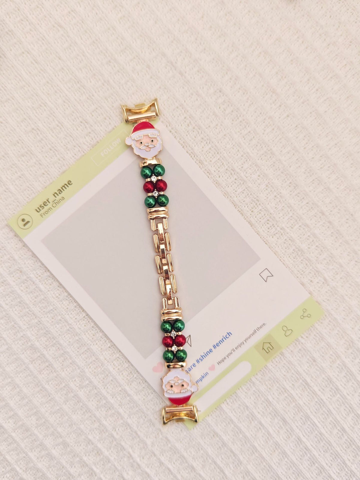 Christmas Tree Watch Band