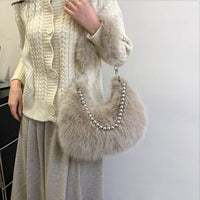 Faux Fur Crossbody Bag - image 1