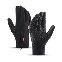 Touchscreen Winter Gloves, Waterproof Fleece-Lined Gloves - image 1