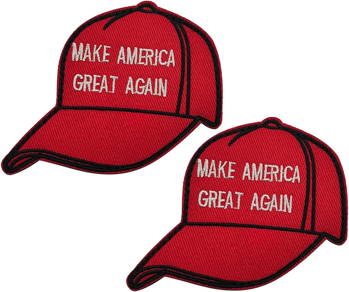4 PCS Trump Patch Trump Hat Patch Make America Great Again Patch Embroidered Patch Morale Patch Applique - image 2