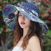 Green Straw Beach Sun Hat - image 8
