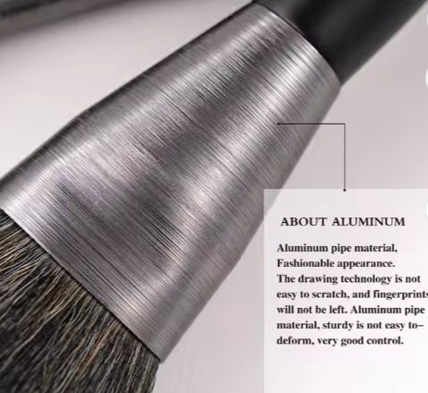 BEILI Low MOQ Ship Fast Custom High Quality Make Up Brushes Wholesale Wood Handle Premium Natural10pcs Makeup - image 5