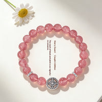Natural Crystal Bead Bracelet - image 1