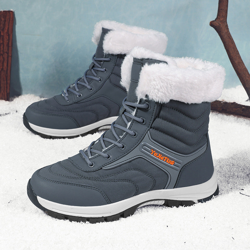 Waterproof Fleece-Lined Mid-Calf Snow Boots - image 3