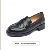 Women's Black Leather Pumps - image 3