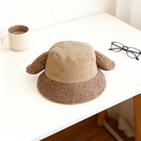 Fashion Winter Bucket Hat-Dark Coffe - image 1