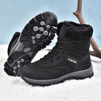 Waterproof Fleece-Lined Mid-Calf Snow Boots - image 4