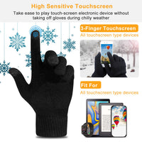 Touchscreen Knit Winter Gloves - image 6