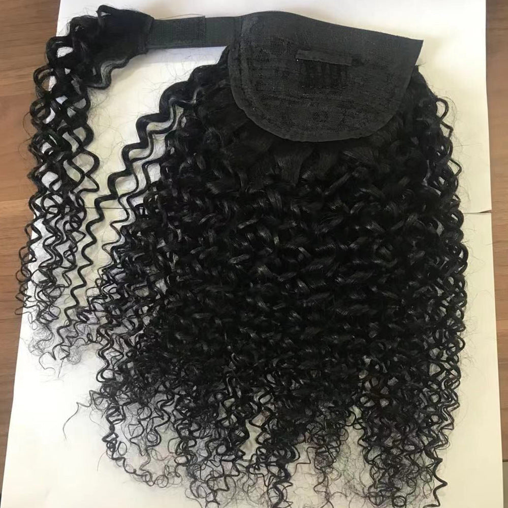 Human Hair Hook-and-Loop Ponytail - image 4