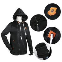 Sudadera con capucha y cremallera completa con interior afelpado - image 3