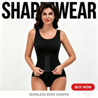 Women's Tummy Control Bodysuit Shapewear with Waist Trainer & Butt Lifter - image 7