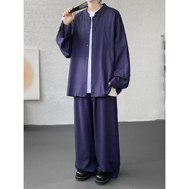 Women's Minimalist Two-Piece Shirt Set - image 2