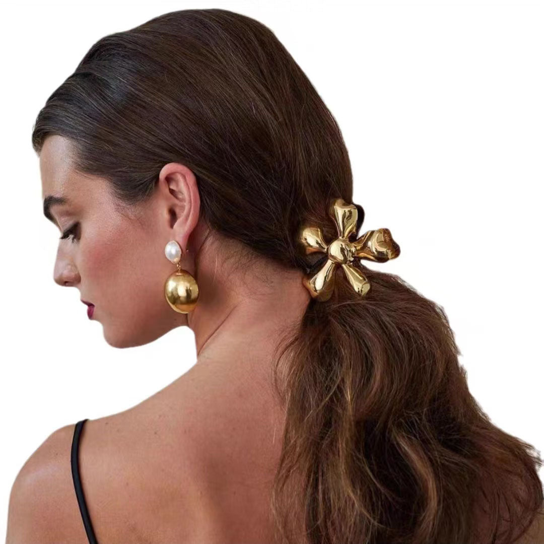 Gold & Silver Shell Claw Clip - image 10