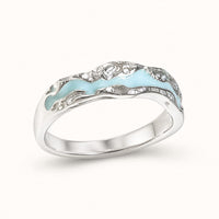 Glow Accent Enamel Ring - image 1