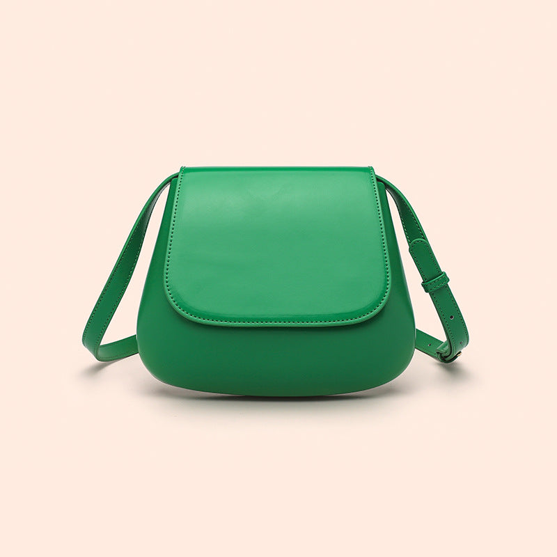 Vegan Leather Saddle Crossbody Bag - image 10