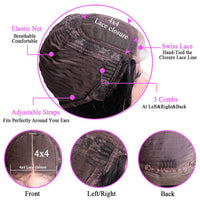 Natural Black Human Hair Lace Front Wig - image 3